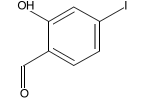 2-HYDROXY-4-IODO-BENZALDEHYDE structure, CAS 38170-02-4