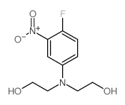 2,2'-[(4-fluoro-3-nitrophenyl)imino]bisethanol structure, CAS 29705-38-2