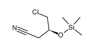 (3S)-4-Chloro-3-[(trimethylsilyl)oxy]butanenitrile structure, CAS 727382-14-1