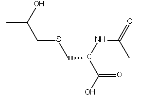 N-Acetyl-S-(3-hydroxypropyl)cysteine structure, CAS 23127-40-4
