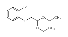 1-BROMO-2-(2,2-DIETHOXY-ETHYLSULFANYL)-BENZENE structure, CAS 137105-52-3