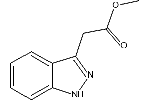 1H-Indazole-3-acetic acid, Methyl ester structure, CAS 131666-74-5