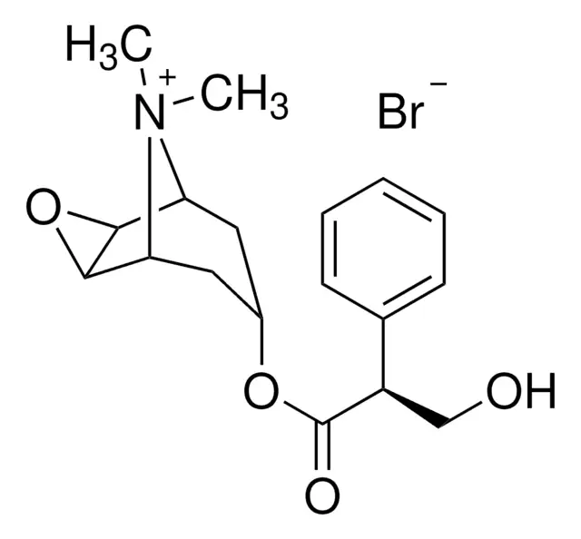 METHSCOPOLAMINE BROMIDE structure, CAS 155-41-9