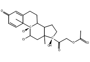 DICHLORISONE ACETATE structure, CAS 79-61-8