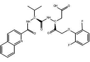 Q-VD-OPh hydrate structure, CAS 1135695-98-5
