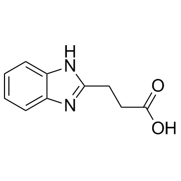 2-BENZIMIDAZOLEPROPIONIC ACID structure, CAS 23249-97-0