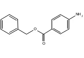 benzyl p-aminobenzoate structure, CAS 19008-43-6