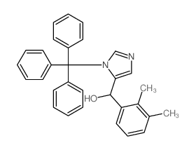 α-(2,3-Dimethylphenyl)-1-(trityl)-1H-imidazole-4-methanol structure, CAS 176721-01-0