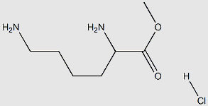 methyl 2,6-diaminohexanoate hydrochloride structure, CAS 13515-95-2