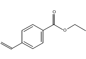 4-VINYL-BENZOIC ACID ETHYL ESTER structure, CAS 2715-43-7