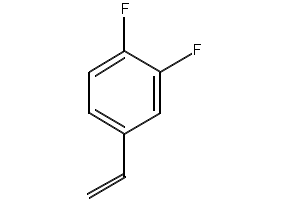 3,4-DIFLUOROSTYRENE structure, CAS 405-03-8
