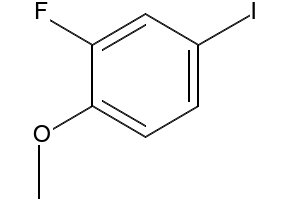Benzene, 2-fluoro-4-iodo-1-Methoxy- structure, CAS 3824-21-3
