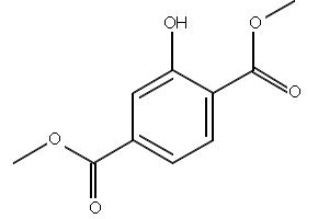 DIMETHYL 2-HYDROXYTEREPHTHALATE structure, CAS 6342-72-9