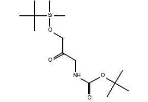 Tert-Butyl N-(3-[(Tert-Butyldimethylsilyl)Oxy]-2-Oxopropyl)Carbamate structure, CAS 184429-84-3