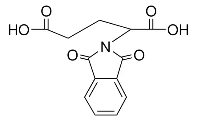 n-phthaloyl-dl-glutamic anhydride structure, CAS 3343-28-0
