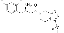 Sitagliptin structure, CAS 945261-48-3