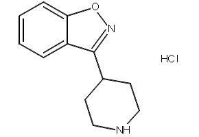 3-(4-Piperidinyl)-1,2-benzisoxazole Hydrochloride structure, CAS 84163-22-4