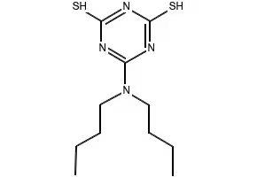 6-(DIBUTYLAMINO)-1,3,5-TRIAZINE-2,4-DITHIOL structure, CAS 29529-99-5