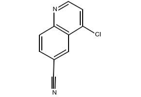 4-CHLORO-6-CYANOQUINOLINE structure, CAS 219763-83-4