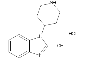 1-(piperidin-4-yl)-1H-benzo[d]imidazol-2(3H)-one hydrochloride structure, CAS 6961-12-2