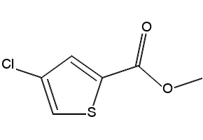 Methyl 4-chlorothiophene-2-carboxylate structure, CAS 88105-19-5