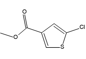 methyl 5-chlorothiophene-3-carboxylate structure, CAS 36157-43-4