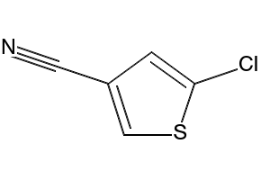 5-chlorothiophene-3-carbonitrile structure, CAS 1108712-56-6