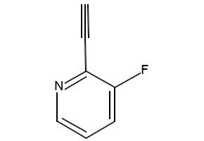2-ethynyl-3-fluoropyridine structure, CAS 1401685-43-5