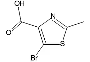 4-Thiazolecarboxylicacid,5-bromo-2-methyl-(9CI) structure, CAS 899897-20-2