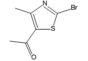 1-(2-bromo-4-methylthiazol-5-yl)ethanone structure, CAS 1093106-54-7