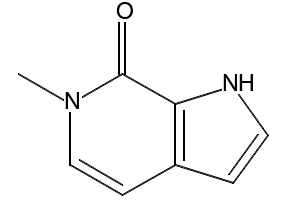 1,6-dihydro-6-methyl-7H-Pyrrolo[2,3-c]pyridin-7-one structure, CAS 116212-46-5