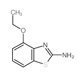2-Benzothiazolamine,4-ethoxy-(9CI) structure, CAS 15850-79-0