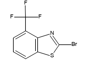 2-BROMO-4-(TRIFLUOROMETHYL)BENZOTHIAZOLE structure, CAS 898748-19-1