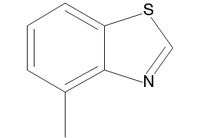Benzothiazole, 4-methyl- (7CI,8CI,9CI) structure, CAS 3048-48-4