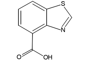 4-Benzothiazolecarboxylic acid structure, CAS 1260529-67-6