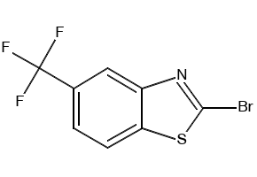 2-Bromo-5-trifluoromethylbenzothiazole structure, CAS 1188047-34-8