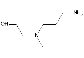 2-[(3-aminopropyl)methylamino]ethanol structure, CAS 41999-70-6