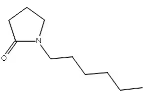 1-HEXYL-PYRROLIDIN-2-ONE structure, CAS 4838-65-7