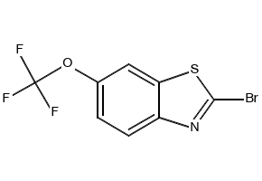 2-BROMO-6-(TRIFLUOROMETHOXY)BENZOTHIAZOLE structure, CAS 628725-99-5