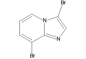 3,8-Dibromo-imidazo[1,2-a]pyridine structure, CAS 1263062-05-0