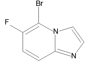 5-FLUOROIMIDAZO[1,2-A]PYRIDINE structure, CAS 198896-12-7