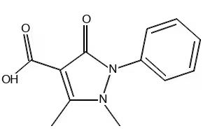 ANTIPYRINECARBOXYLIC ACID structure, CAS 83-10-3