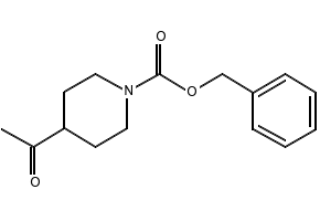 benzyl 4-acetylpiperidine-1-carboxylate structure, CAS 160809-34-7