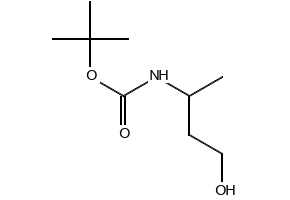 Carbamic acid, (3-hydroxy-1-methylpropyl)-, 1,1-dimethylethyl ester (9CI) structure, CAS 146514-31-0