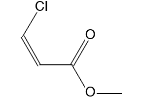 Methyl (2E)-3-chloroacrylate structure, CAS 5135-18-2