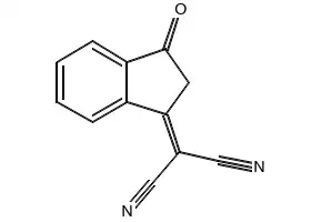 3-(DICYANOMETHYLIDENE)INDAN-1-ONE structure, CAS 1080-74-6