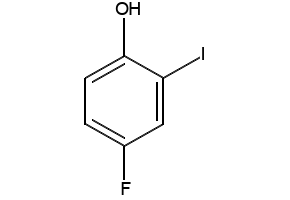 4-Fluoro-2-iodophenol structure, CAS 2713-29-3