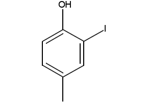 2-iodo-4-methylphenol structure, CAS 16188-57-1
