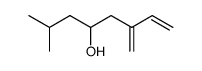 (±)-2-methyl-6-methyleneoct-7-en-4-ol structure, CAS 60894-96-4
