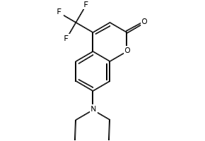 7-DIETHYLAMINO-4-(TRIFLUOROMETHYL)COUMARIN structure, CAS 41934-47-8